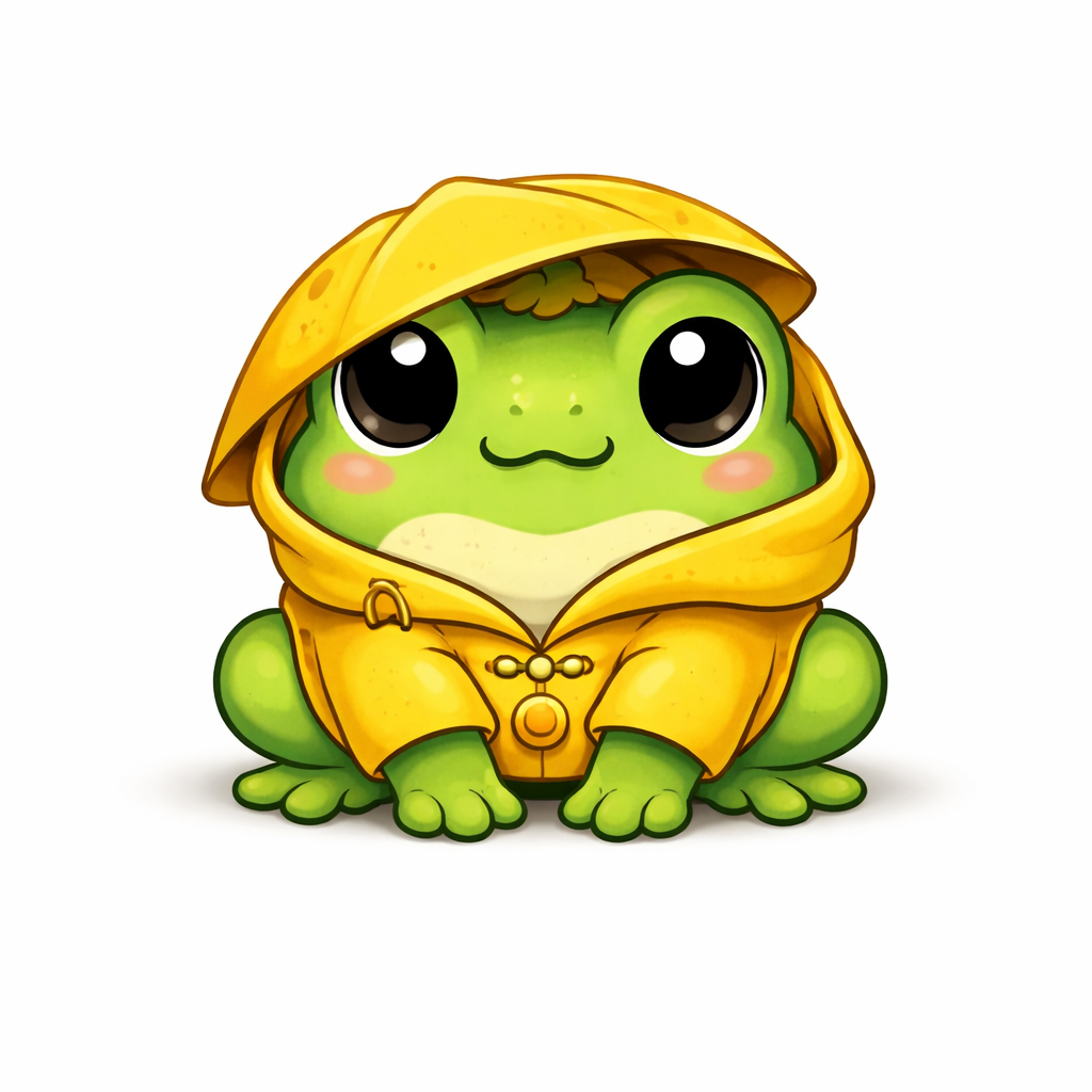Raincoat Frog